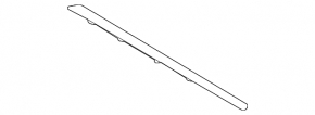 Bracket for lower foot trunk opening sensor Mercedes W167 GLE 350 450 20-23