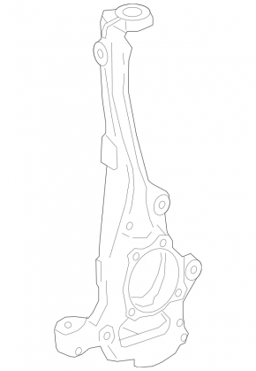 Front left axle Mercedes GLC 16-22