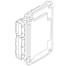 Block ECU engine computer Ford Fiesta 11-19 1.6