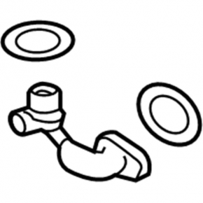 Lincoln MKC 15- 2.0T Turbo Oil Drain Tube Type 2