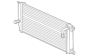 Toyota Highlander 11-13 hybrid inverter cooling radiator