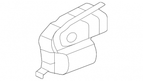 Actuator motor heater drive Ford Explorer 20-