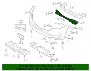 Mazda CX-5 Front Bumper Absorber 17-21