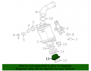 Intercooler pipe connector right BMW X7 G07 19-22 N63 complete 2 parts