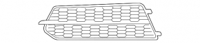 Front bumper grille left Audi A6 C7 16-18 mesh