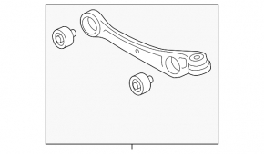 Lower control arm front left front Audi A6 C8 19-