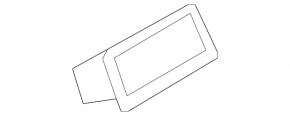 Air duct center console Audi Q7 4L 10-15 broken fasteners
