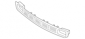 Lower front bumper grille Mini Cooper Countryman R60 14-16 S model, JCW pkg