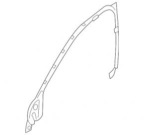 Inner front right door frame BMW X1 F48 16-22 for Harman Kardon acoustics