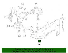 Injector mount right BMW X5 E70 07-13