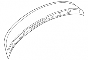 VW Beetle 16-19 trunk lid spoiler