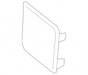 Plug towing hook front bumper VW Tiguan 09-11 prerest