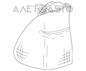 Left headlight for BMW X5 e53 restyling 2004-2006