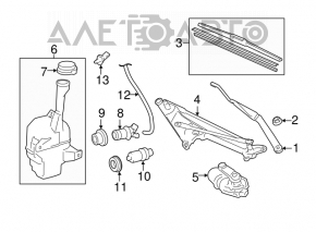 Lexus ES350 07-12 Windscreen Washer Reservoir
