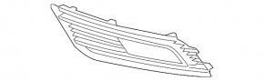 Front bumper grille right Audi A4 B8 13-16 rest SIGNEDA