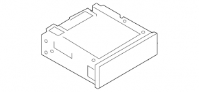 Head unit, radio tape recorder Audi A3 8V 15-16 4d without navigation