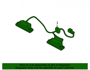 Kia Sorento 14-15 restyling trunk number plate light