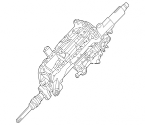 Steering column Mercedes GLS-class X166 13-19 with electrical adjustment