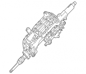 Steering column Mercedes GLS-class X166 13-19 with electrical adjustment