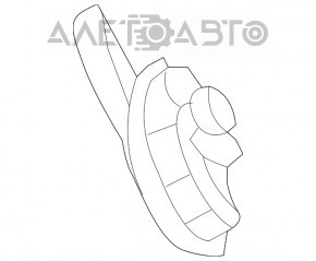 Steering paddle shifter right Mercedes GLA 15-20