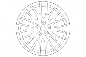 Wheel disk R17 Ford Focus mk3 11-18 type 3, light curb