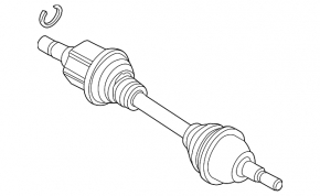 Drive axle shaft front left Ford Edge 15-18 2.7T