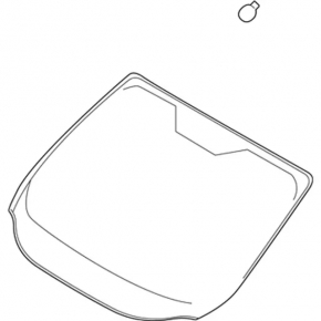Windshield Ford Escape MK3 17-19 rest with rain sensor