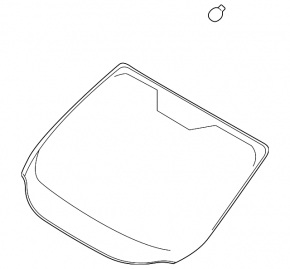 Ford Escape MK3 2017-2019 heated windshield, scratched