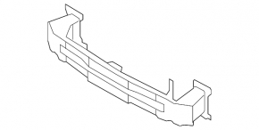 Mazda6 09-13 Front Bumper Reinforcement