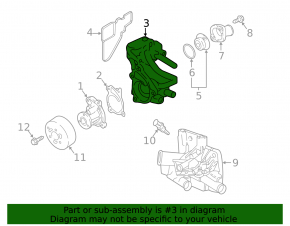 Thermostat housing Nissan Kicks 18-24