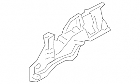 Rear right door glass guide Volvo XC40 19-25