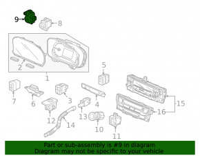 Mirror Control Honda Insight 19-22