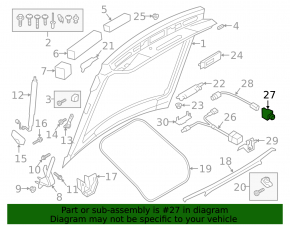 360° rear view camera for the Audi E-Tron 19-23
