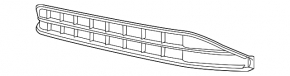 Lower grille of the front bumper VW Passat 20-22 without parking sensors, structure