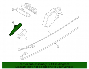 Keyless antenna BMW 3 G20 19-24