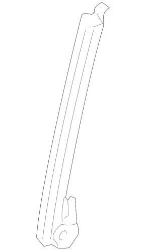 Front right door glass guide for Lexus Hs250h 10-12