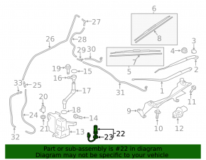 Mitsubishi Eclipse Cross 18- Washer Fluid Level Sensor