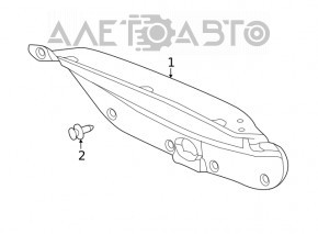 Trunk lid trim Honda Insight 19-22