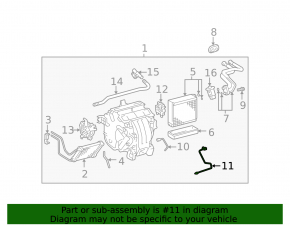 Air temperature sensor in the heater Lexus ES300 ES330