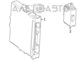 Stop-go Module Control Unit Toyota Highlander 20-22