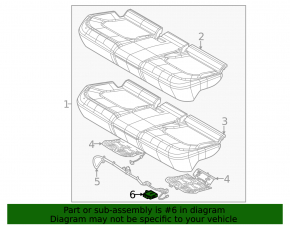 Kia EV6 22-24 Rear Seat Heating Control Unit