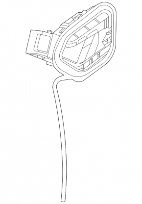 Porsche Taycan 20-24 Left Charging Port Housing