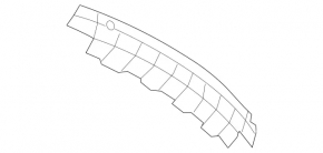 Bumper cover central Mercedes W164 ML