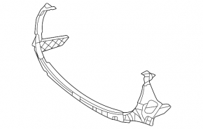 Front bumper bracket central Mercedes W167 GLE 350 24-26