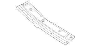 Metal roof for Mercedes C-class W205 15-18 with panoramic windows, on the body, dented