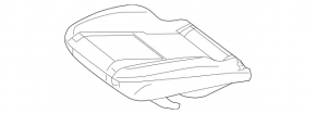 Mercedes GLC 16-22 passenger seat with airbag, electric, heated, memory, beige leather, with knee support