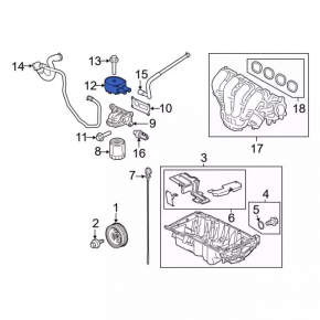 Oil cooler for Ford Explorer 20- 2.3T