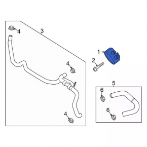 Oil cooler for Ford Explorer 20- 2.3T