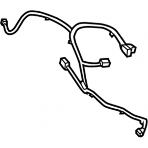 Ford Fusion mk5 13-14 1.6T Radiator Shroud Diffuser Wiring