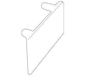 Land Rover Discovery Sport 17-23 Rear Bumper Tow Hook Cap